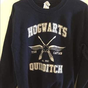 Hogwarts Quittich sweatshirt.